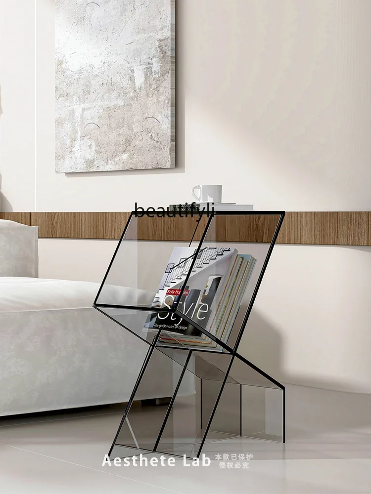 

Acrylic edge few minimalist edge few sofa bedroom bedside table creative storage modern