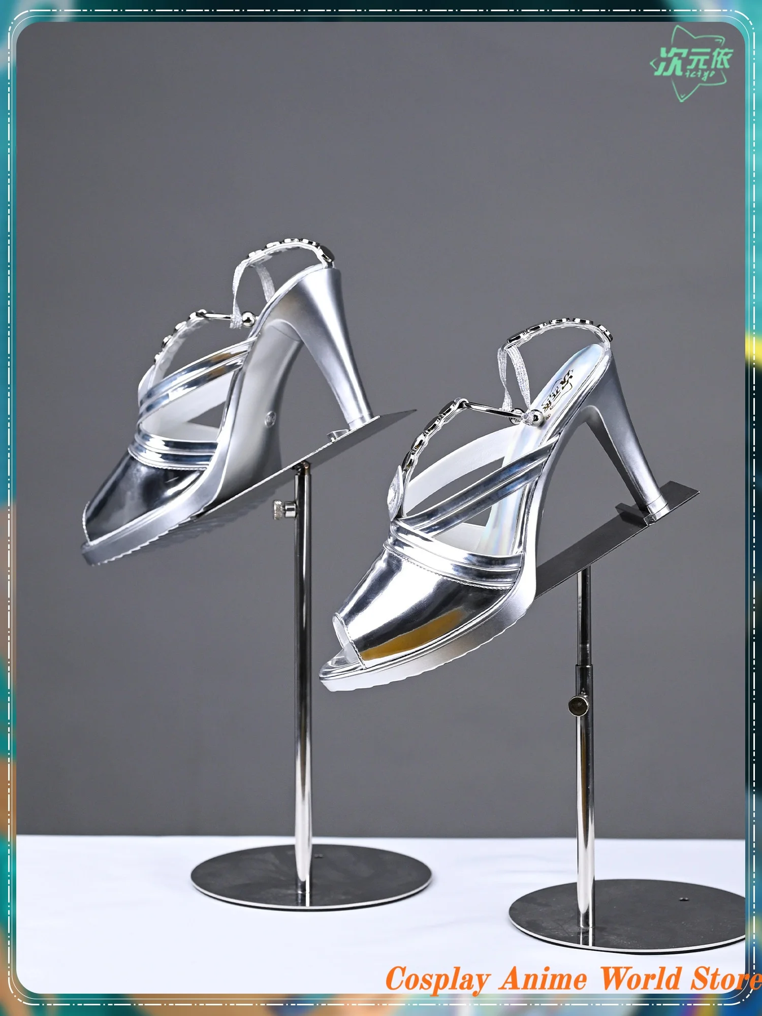 

In stock Yao Guang Cosplay Shoes Prop high heels mIHOYO Game Honkai Star Rail Halloween Party Women Role Play Shoes