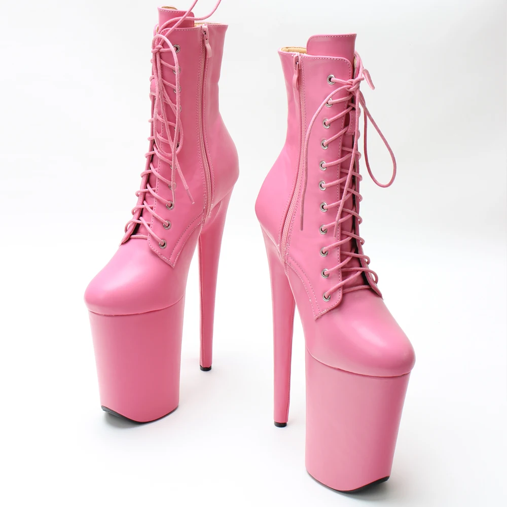 23CM High Heel Platform Exotic Pole Dancing Ankle boots Size36-40