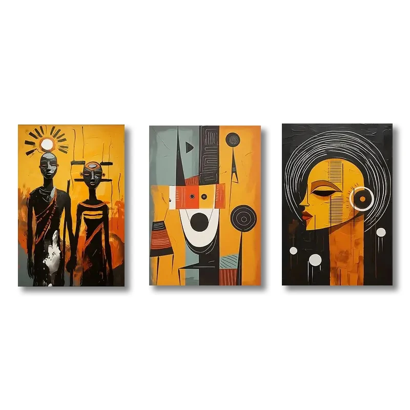 Afro Bohemian Wall Art Set 9