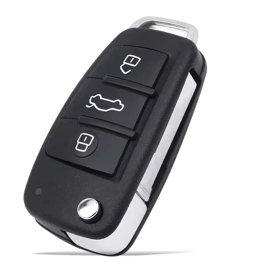 KEYECU IYZ3314 4F0837220R 4F0837220M 4F0837220T Flip Remote Key Fob for Audi A6 S6 Q7 2004‑2015 315MHz 434MHz 868MHz 8E Chip view 4