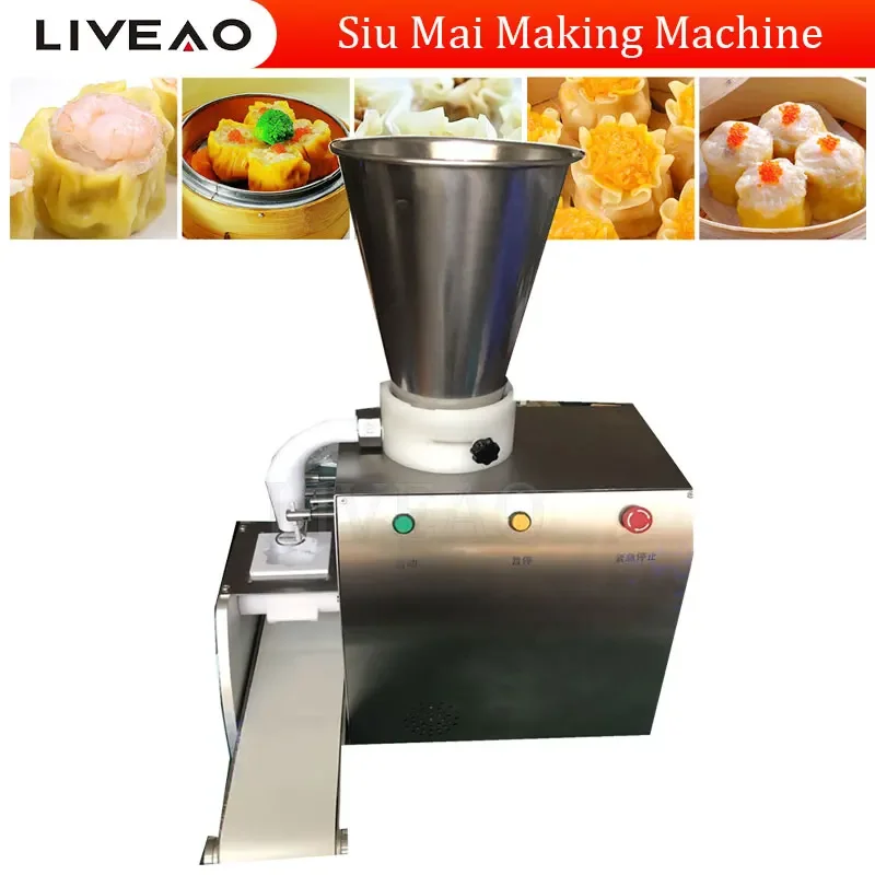 Semi Automatic Siu Mai Dim Sum Siomai Machine Maker Snack Food Grain Product Shaomai Making Machines