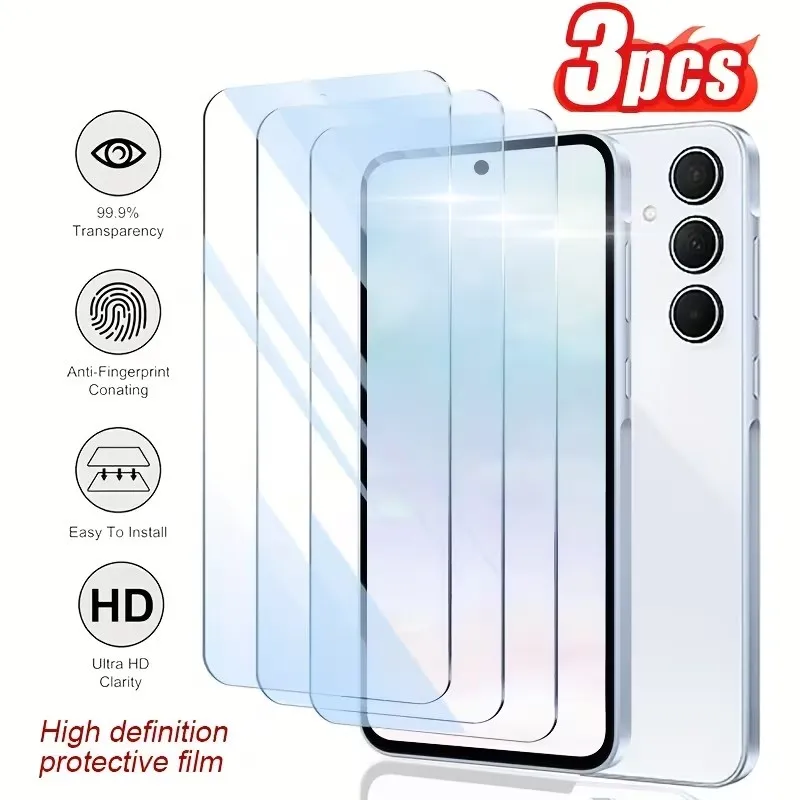 3PCS Hd Tempered Gl…