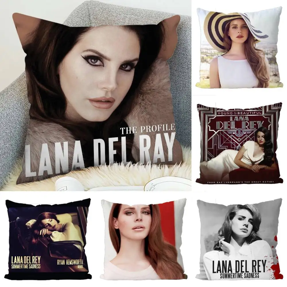 

Lana Del Rey Pillow Case Luxury Double-sided For Car Pillows 45x45 Cushions Cover Home And Decoration Sofa Pillowcase 50x50