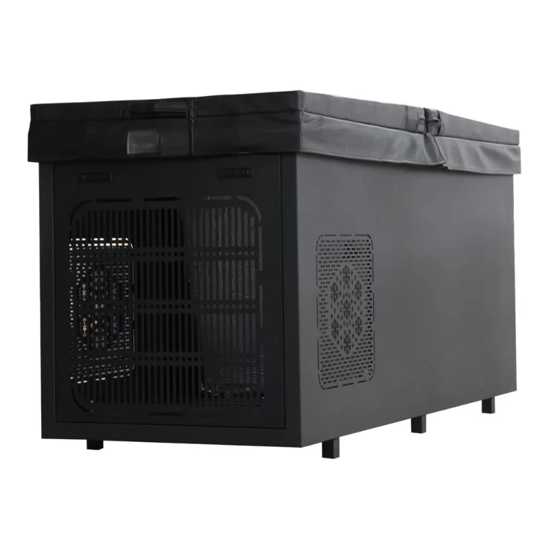 

Luxury Portable Stainless Steel Wooden Square Ice Bathtub Freestanding with Drain for Outdoor Therapeutic Recovery