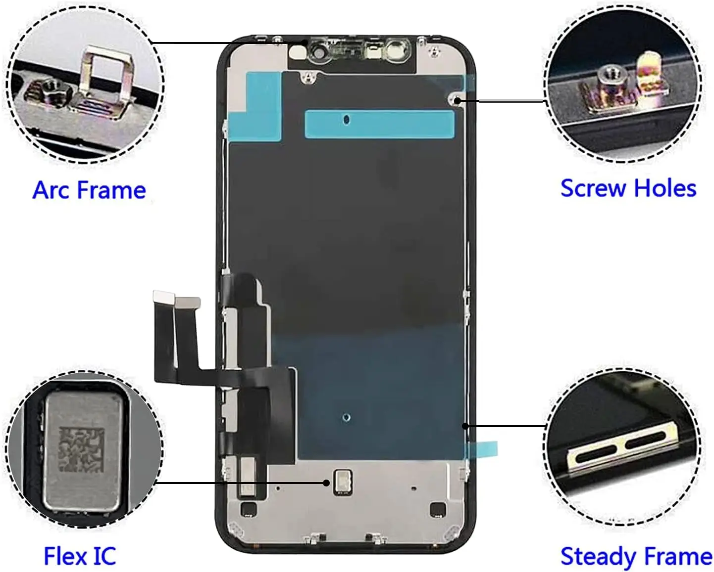 OEM Pantalla for iphone 11 LCD Display Touch Screen Digitizer Assembly for iPhone 11 LCD Replacement with 3D Touch