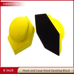150x90mm Hand Rubber Sanding Block PU Foam Sanding Disc Holder Manual Grinding Block for Polishing Wood Furniture