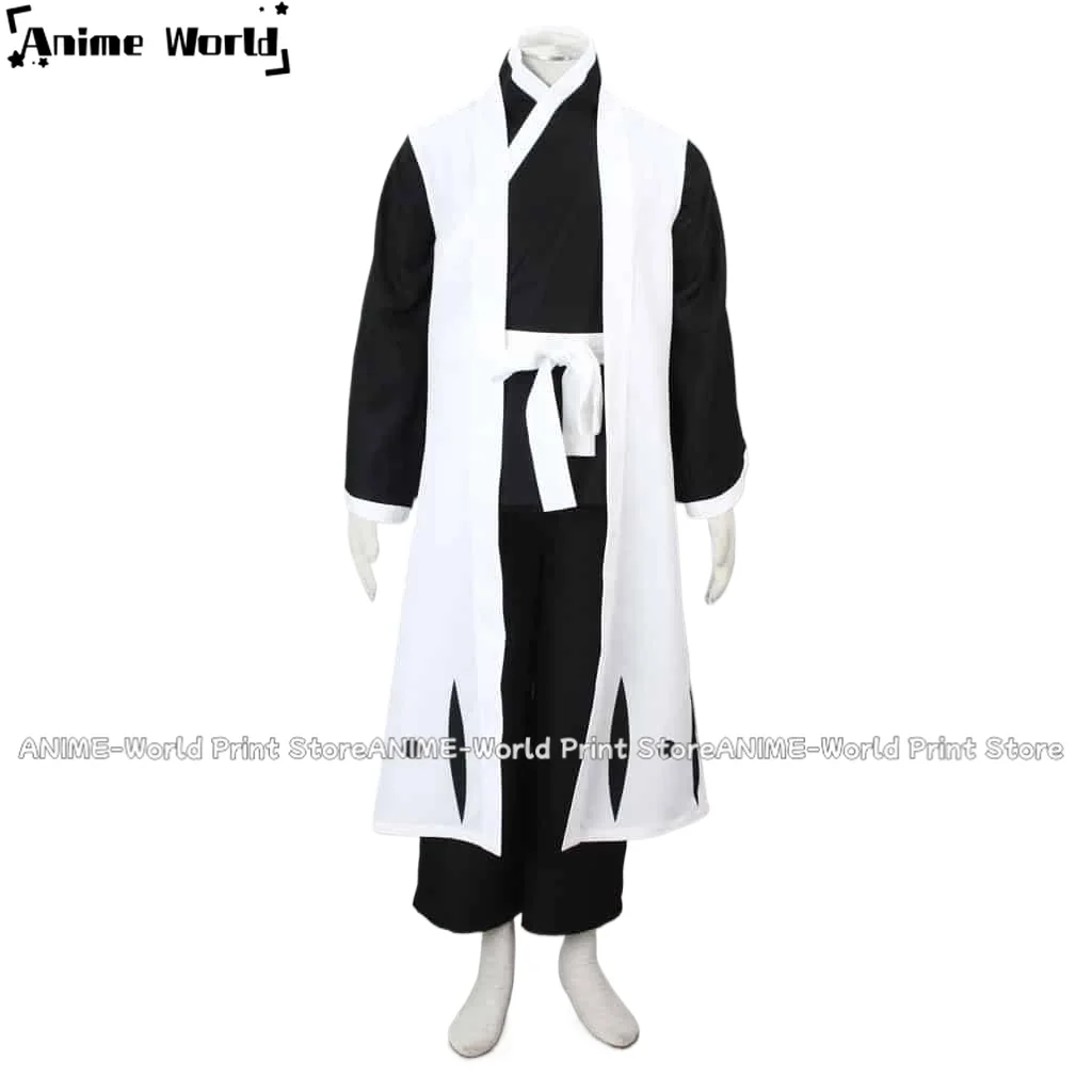 《Custom Size》Japanese Anime Captain Toshiro Hitsugaya Cosplay Costume Halloween