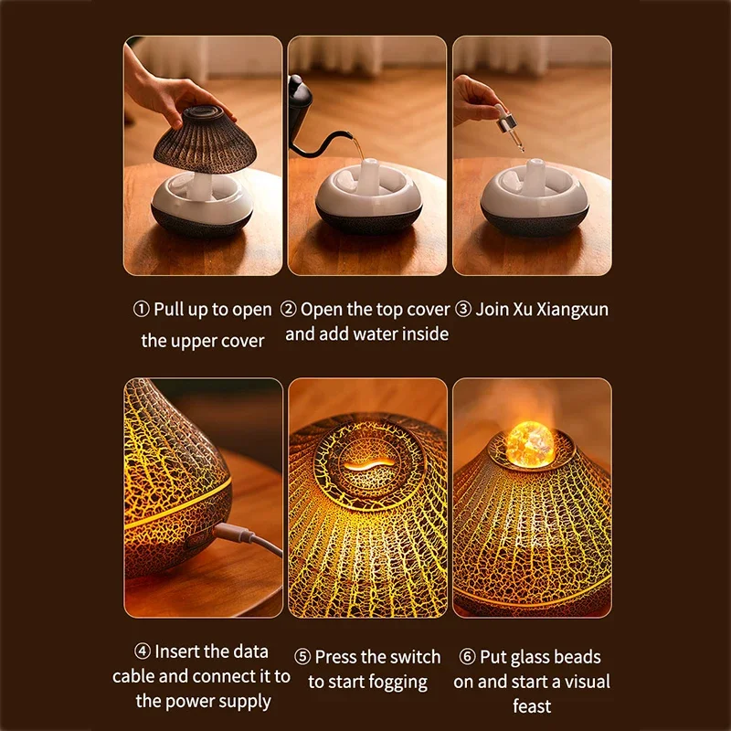 Aroma Diffuser Air Humidifier 160ml USB Essential Oil Machine with Colorful Night Lights USB Humidifier Mini Size Humidifier