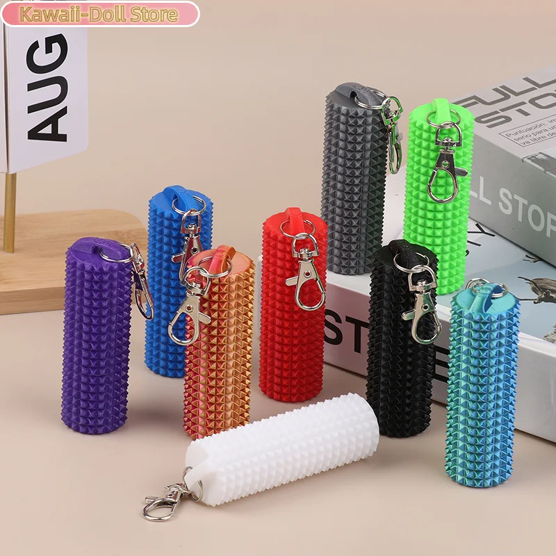 1 قطعة 6.5/8.5 سنتيمتر شائك جريبي ستيم لعبة مع سلسلة قلادة لتخفيف القلق إيجابية الجدة جيب صغير لعبة تململ صغيرة #4