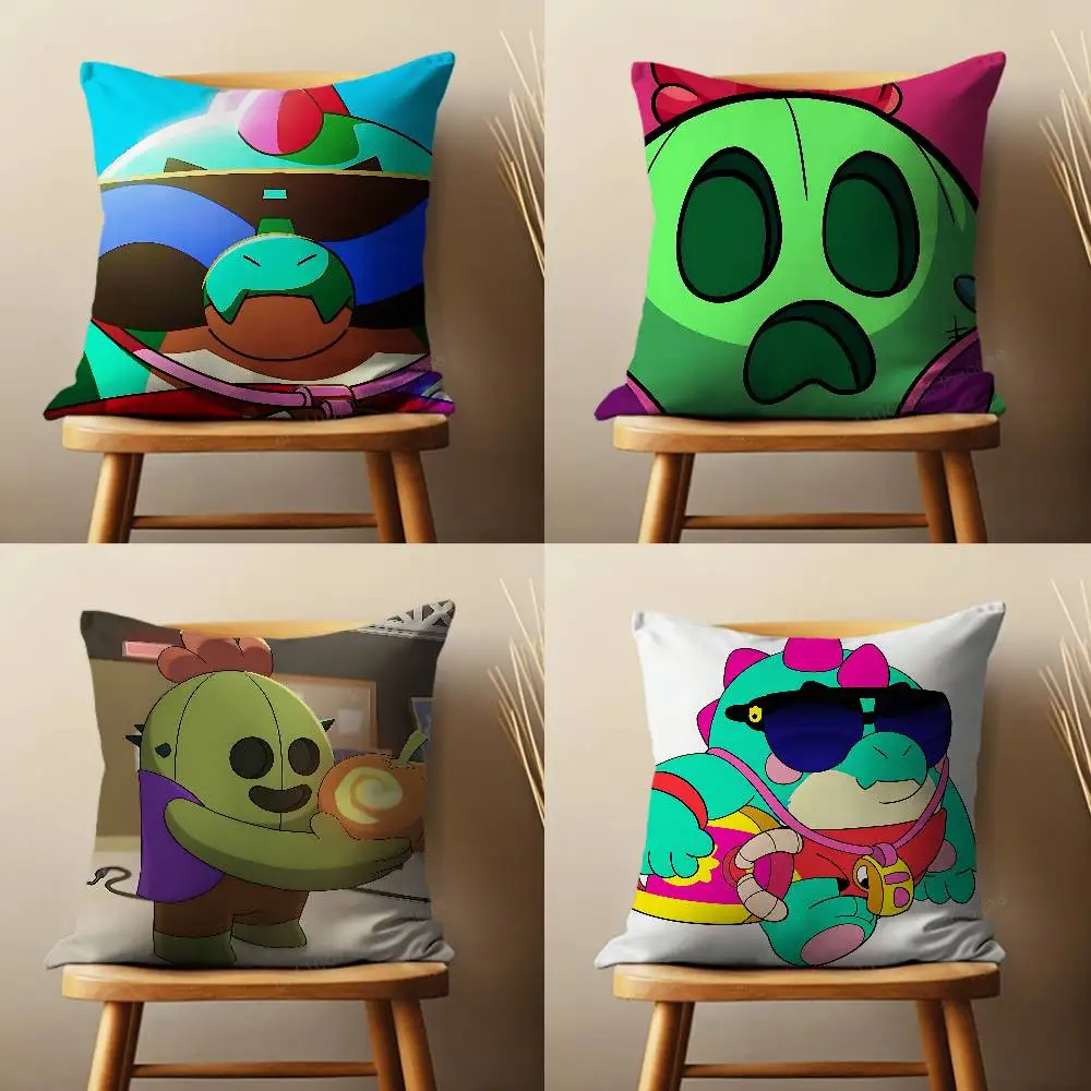 

Cool B-Buzz Game S-Spike Pillow Case Living Room Sofa Cushion Cover Suitable For Home Bedroom Decoration And Protector