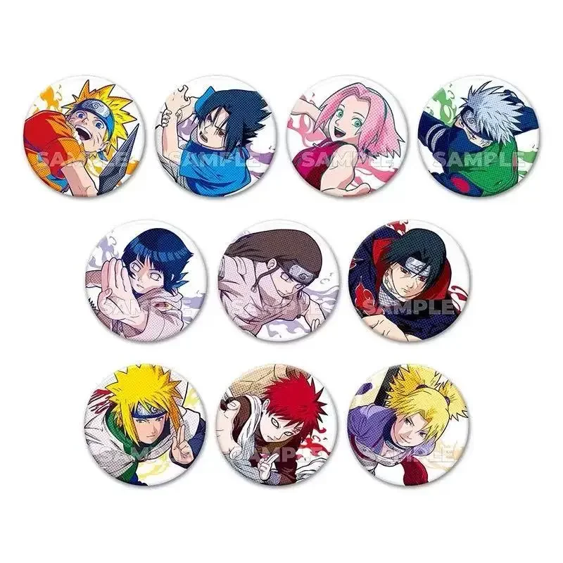 الأصلي ناروتو بقعة سلسلة القصدير شارة دبوس صندوق أعمى البضائع الرسمية أنيمي مانغا اليد الثانية الأسهم الجديدة بالجملة العرض