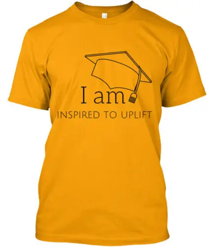 Inspired To Uplift Graduation T-Shirt Made in the USA Size S to 5XL