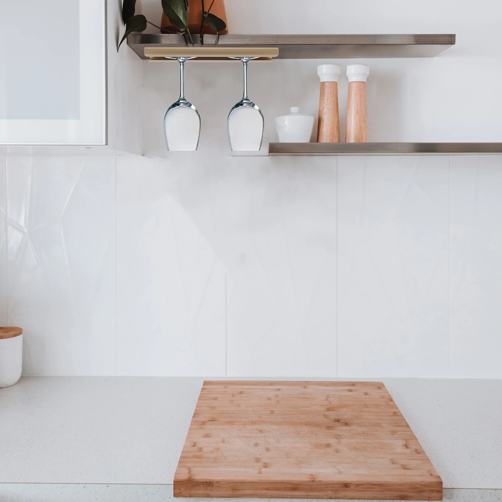 

Perfect Fit Any Corner Wine Glass Storage Rack Stainless Steel Under Shelf Elegance And Functionality