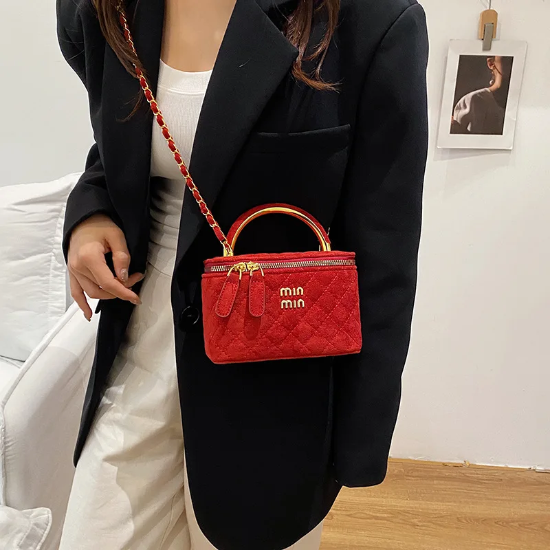 

Замшевая сумка-ведро осень-зима 202, матовый мини-рюкзак для женщин, текстурированная сумка через плечо, роскошная сумка «день-ночь», шикарный слинг