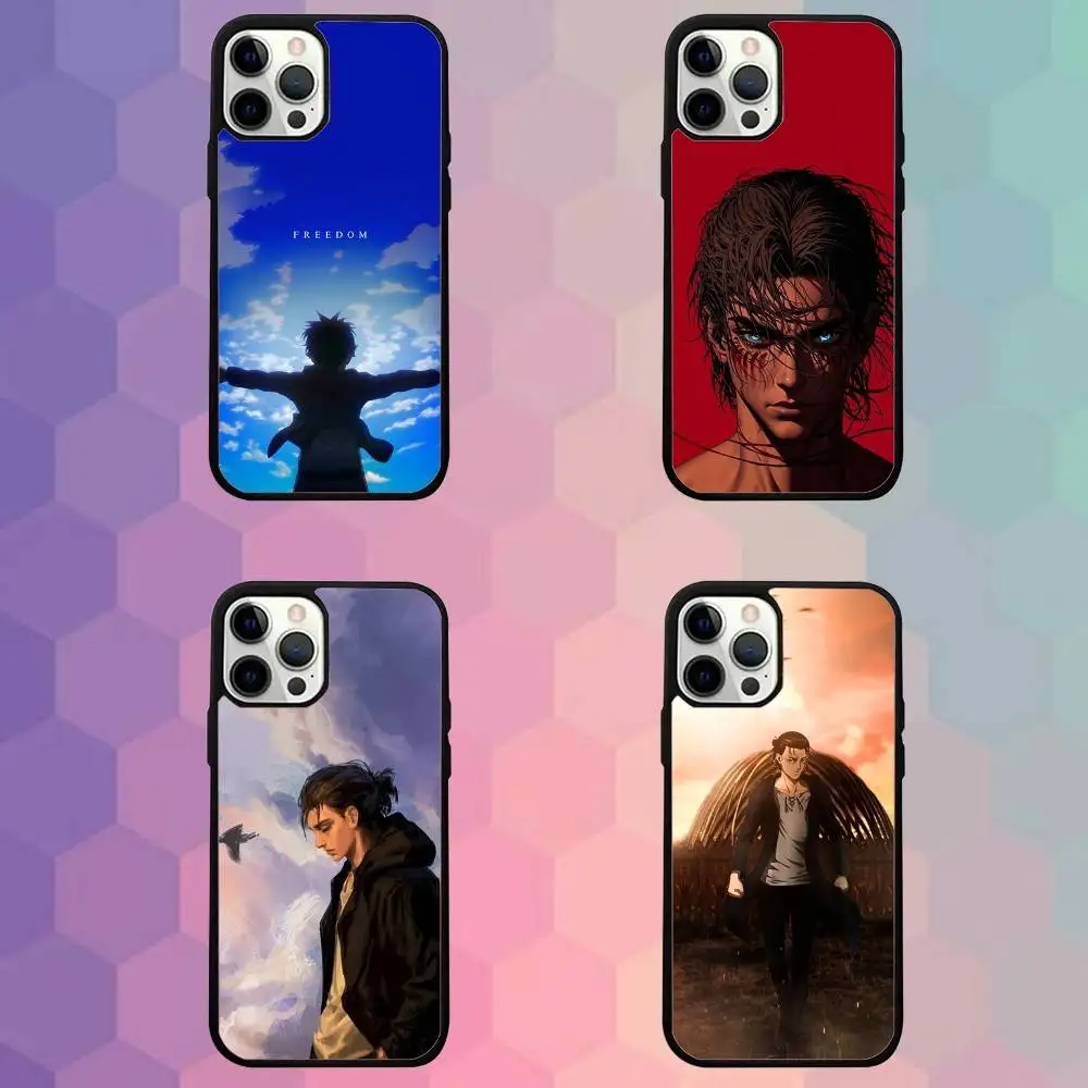 

E-Erens Anime Y-Yeagers Phone Case For iPhone 16e,16,15,14,13,12,11,Plus,Pro,Max,Mini Magsafe Magnetic Wireless Charging