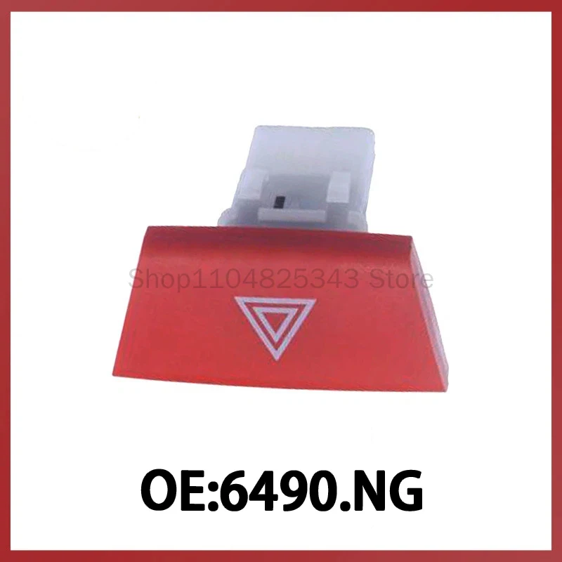 

6490.NG suitable for Renault Peugeot Citroen car hazard light switch double flash warning light switch