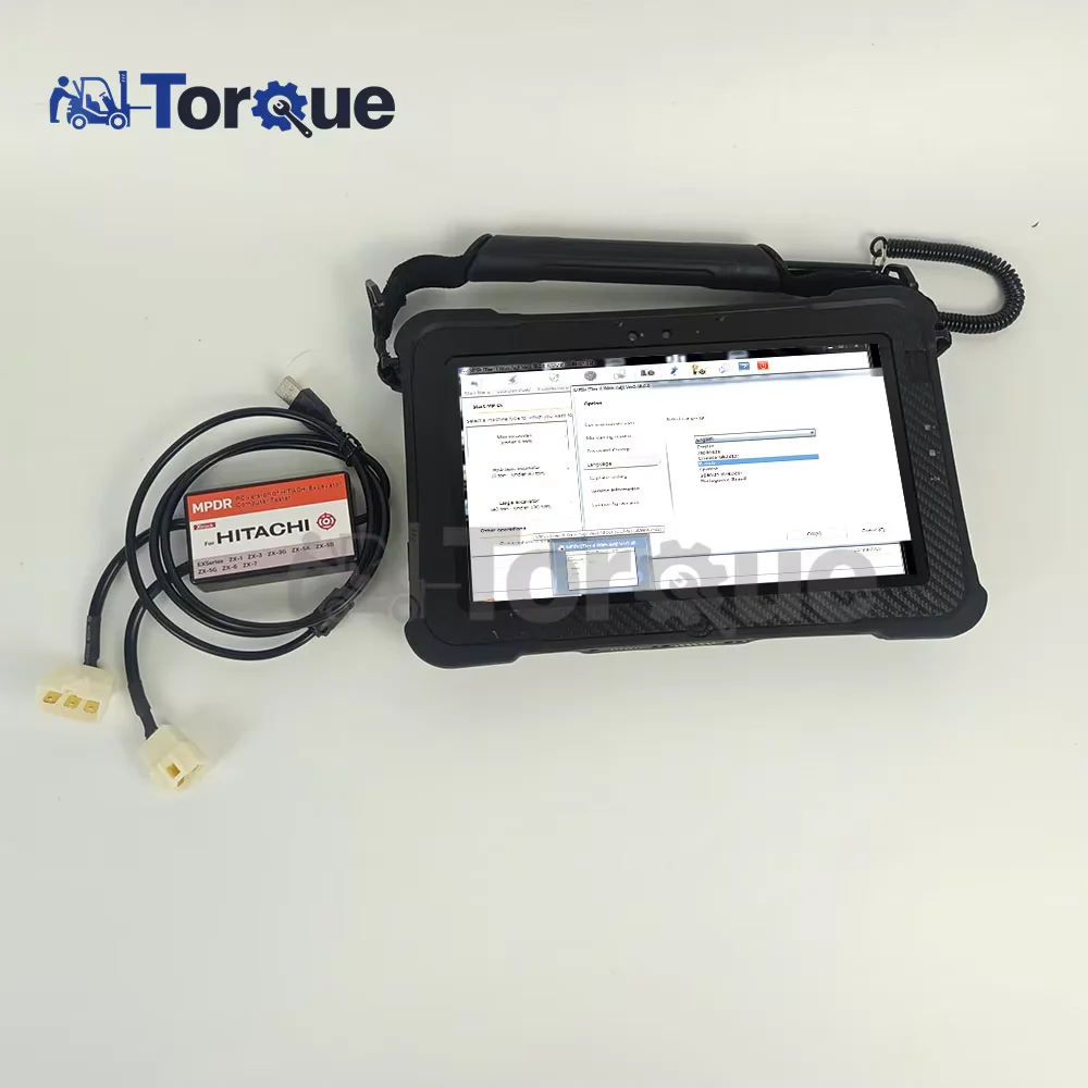 

xplore tablet+Excavator ZX MPDR Diagnostic Cable for hitachi Dr ZX truck Excavator Wheel Loader Crawler Carrier for ZX-1 ZX-3