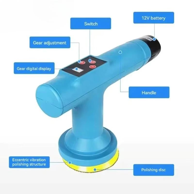 Velocità regolabile per lucidatrice a batteria per mini auto elettrica intelligente con batteria al litio portatile da 21 V