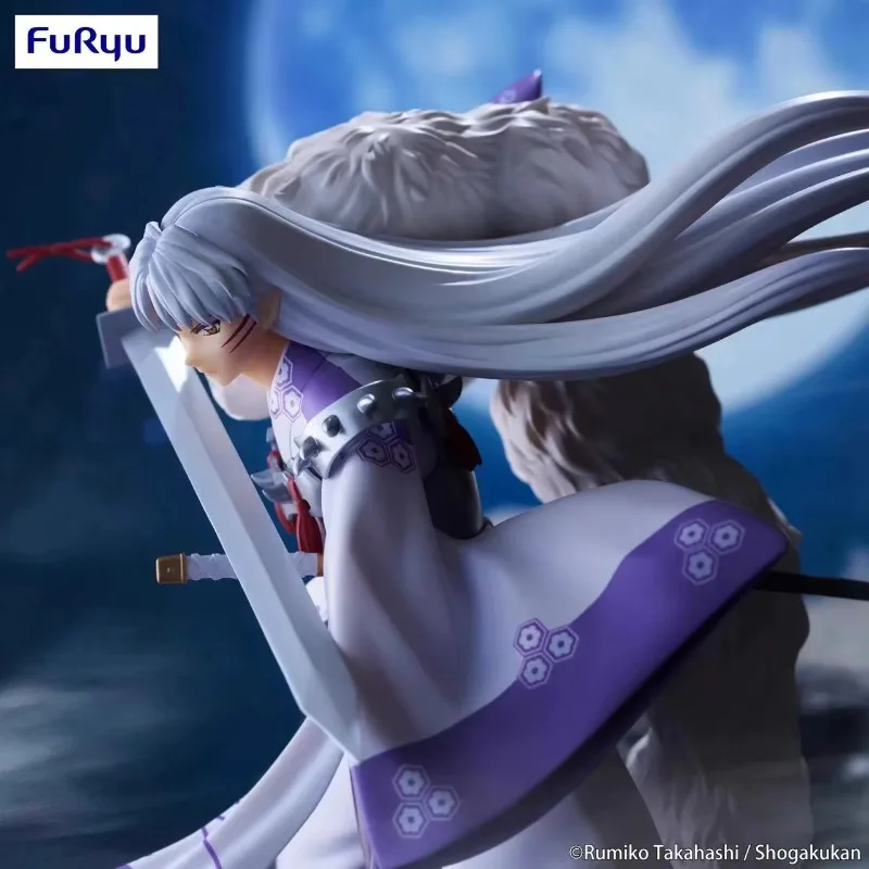 

В наличии оригинальные подлинные FuRyu InuYasha Trio-Try-iT Inuyasha Sesshomaru Wind Dragon ПВХ аниме фигурки коллекция игрушек подарочная модель