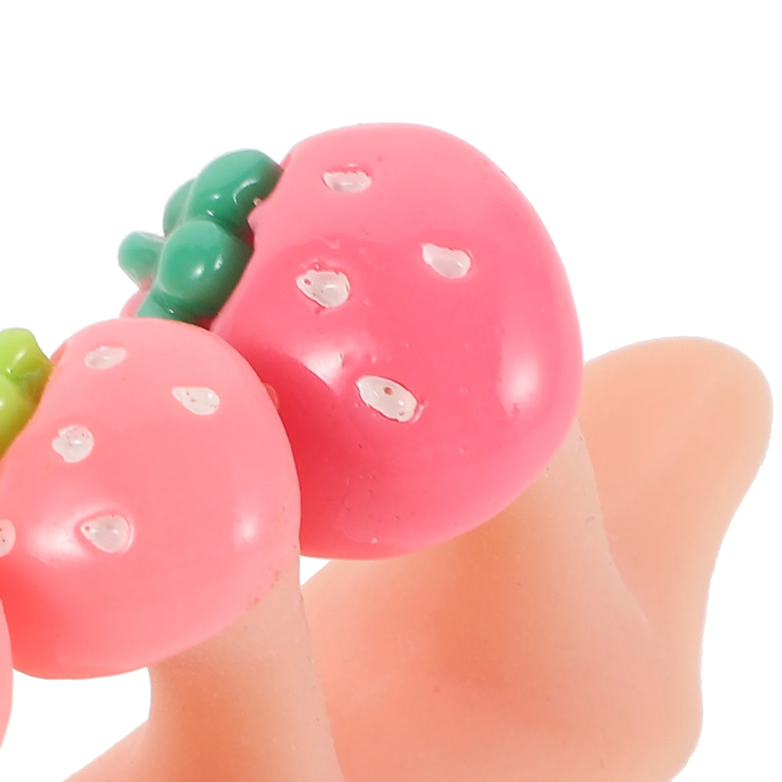 2 Sets Silicone Toe Separators Strawberry Design Soft Spacers For Pedicure Nail Art Manicure Tools Women Toe Divider Pedicure