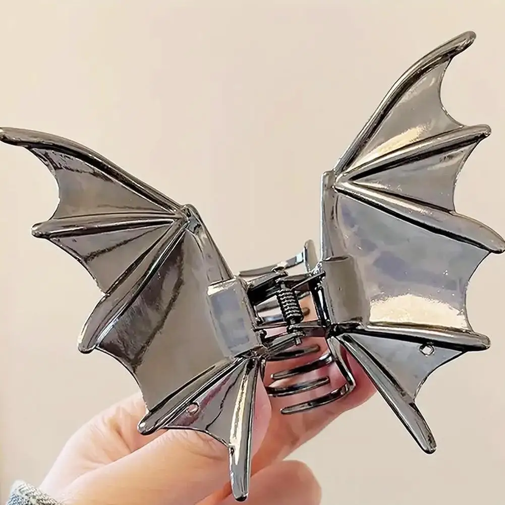 

Хэллоуин Вечеринка Крутая Летучая Мышь Леди Металлическая Шпилька Для Волос Панк Стиль Бал Вечеринка Плетение Маленький Дизайн Акула Зажим Одеваются Аксессуары Для Волос