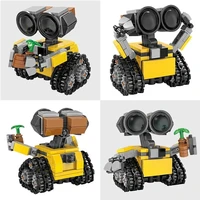 Classic Movie Mini Robot MOC Building Blocks Model DIY Bricks Kits Creative Toys for Kids Children Adult Gifts