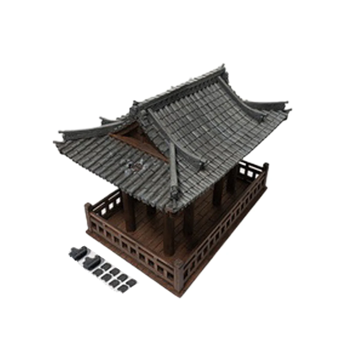하이플레이 모징토이즈 수연 고대 스타일 건축 목재 지지대 부분 세트 디오라마 장면 베이스 1/12 액션 피규어 호환