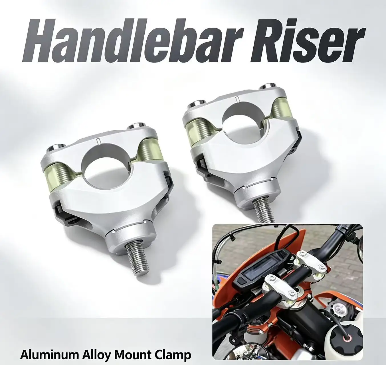 For HUSQVARNA GASGAS EXC EXCF TE FE MC ECF Motorcycle Accessories PHDS Handlebar Mount Clamp Handlebar Riser Adapter 28mm