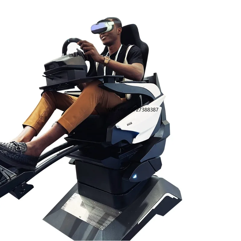 All-aluminum Alloy Steering Wheel Ar Equipment 32 Inch Screen 3 Dof Motion 4D Car Gaming Racing Simulator