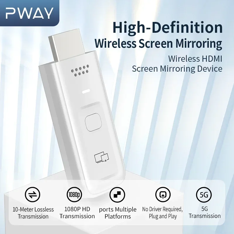 Next  Gen Wireless Casting 2025 – Voice - Assist Compatible Plug & Play Premium 1080p  Quality 5M