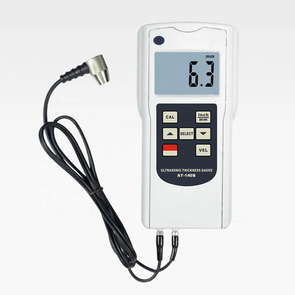 AT-140B New High Resolution Digital Ultrasonic Thickness Gauge Meter 0.01 mm