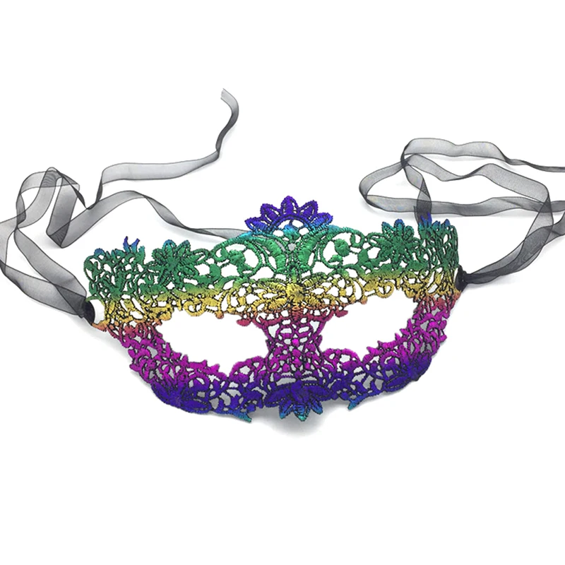 Maschera per gli occhi cava Maschera da principessa principessa Nastro per maschera di pizzo sexy per feste in costume da donna