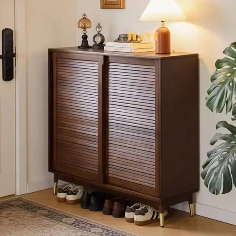 

Hallway Modern Shoe Cabinet Wooden Storage Hidden Apartments Shoe Rack Corridor Compartment Meuble Chaussures Furniture Home