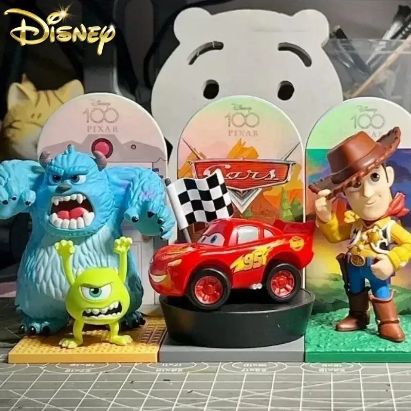 Disney Blind Box Anniversary Pixar Collection Mystery Box Trendy Creative Desktop Decoration Birthday Christmas Gift Toys