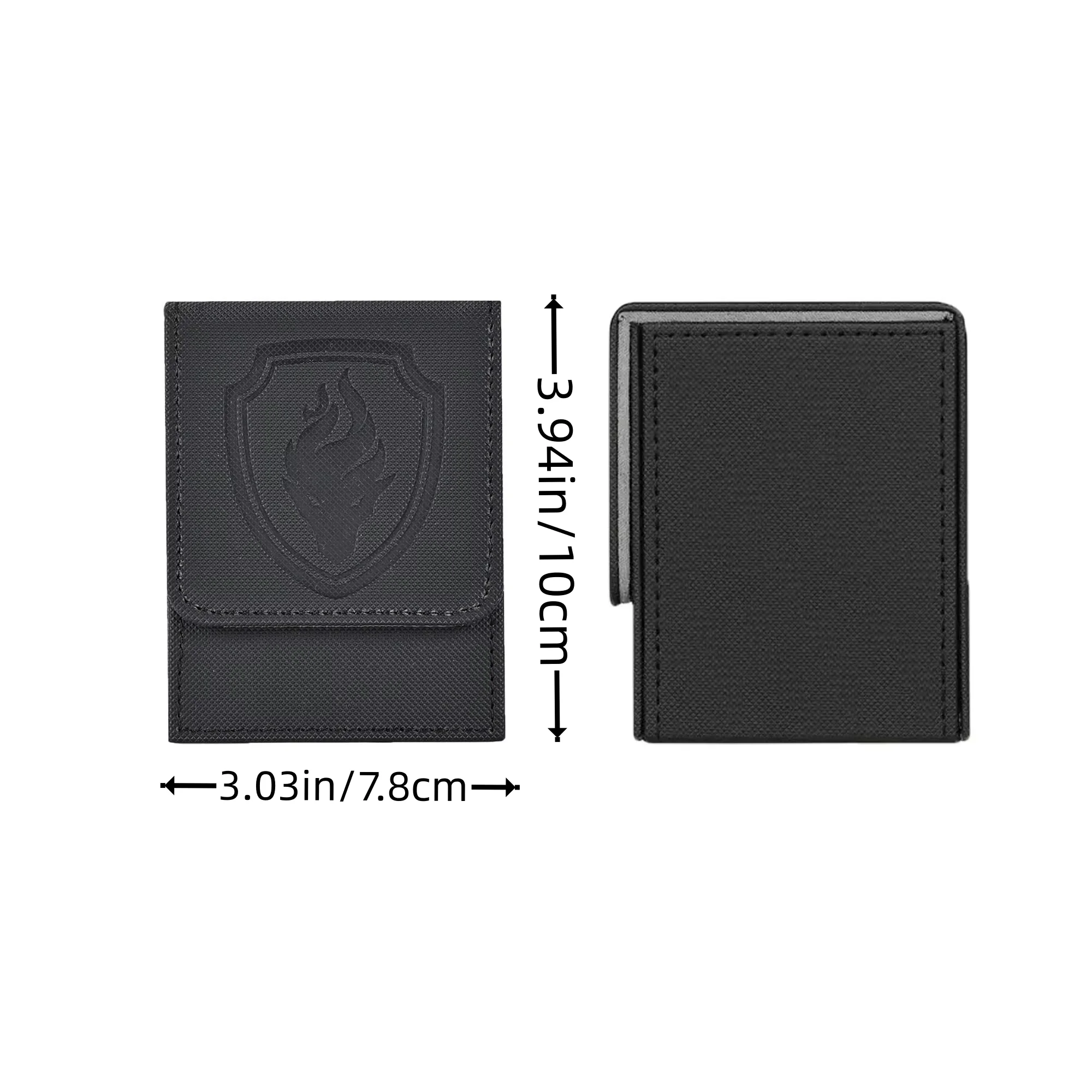 Magnetic Faux Leather Card Deck Box With Display Window Store 110+ Sports Game Trading Cards Collector Protective Storage Case