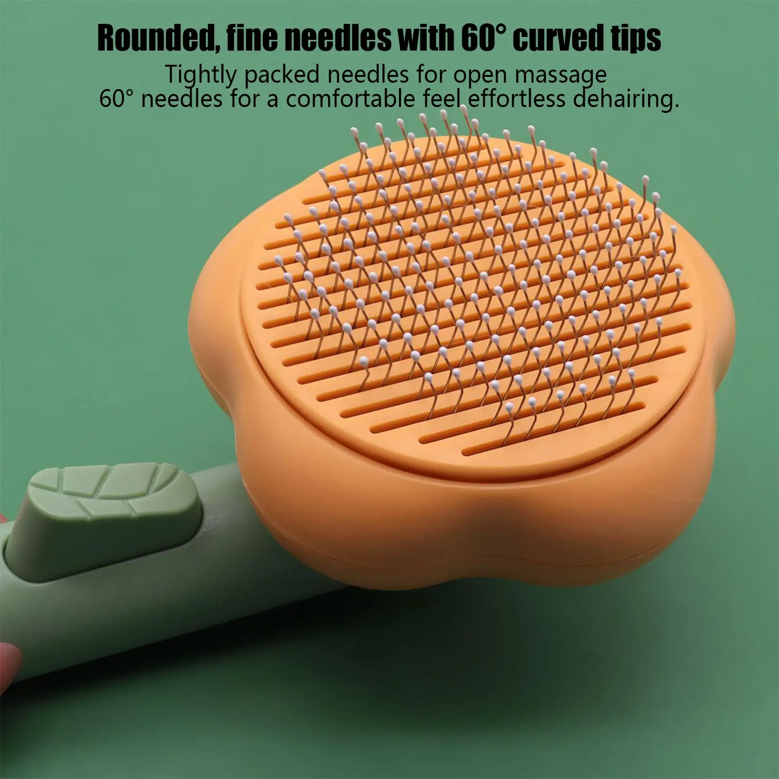 猫の毛クリーニングデマットブラシコーム犬の毛除去ブラシ猫グルーミングツール犬の毛脱落トリマーニードルコーム