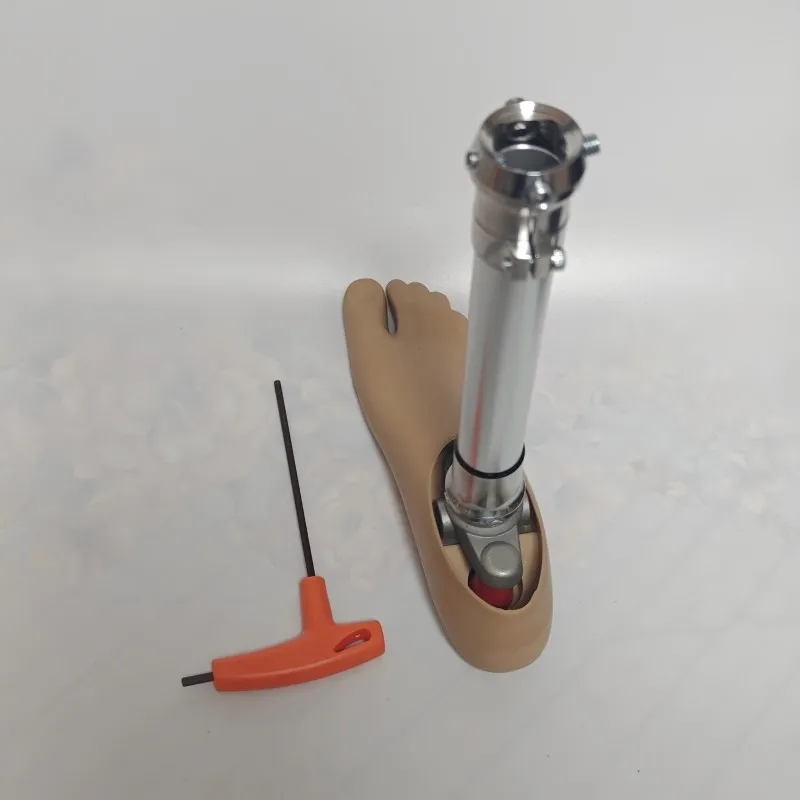 Prosthetic Leg Foot Set Double Hole Dynamic Ankle Stainless Steel Pylon Tube - Artificial Limb Parts for Below Knee Amputee