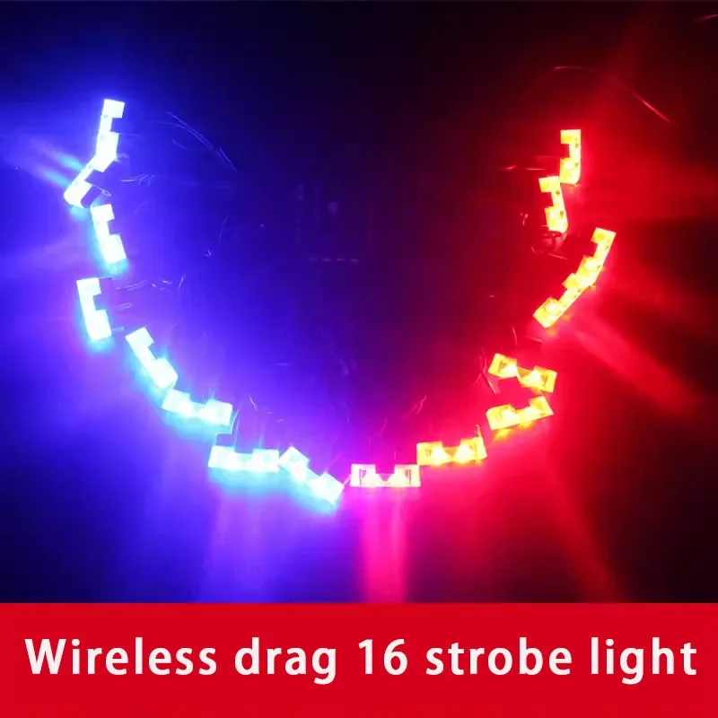 12V24V LED Warning Lights Amber Flashing Auto Strobe Beacon Car Blue Emergency Flag Modification Carte police Red Off Road Truck