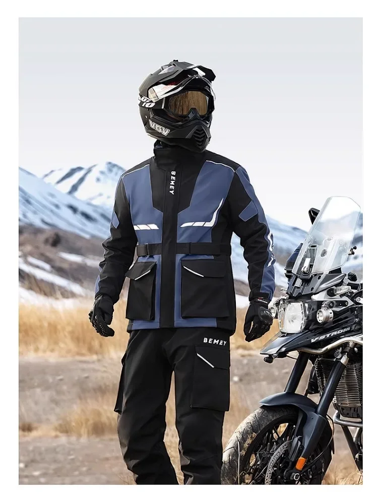 Motorcycle Raincoat Men's Suit Adult Separate Body Rainstorm-proof Takeout Rider Special Wear-resistant Comfortable Breathable