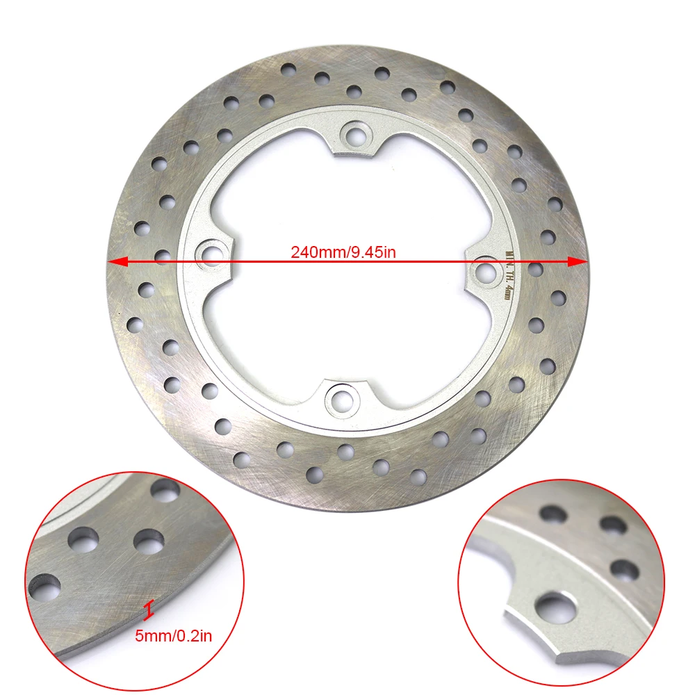 

Motorcycle Rear Wheel Brake Disc Disk Rotor 240mm For Honda CB650R CBR650R 2019-2022 / ADV 750 H (ADV X DCT) ADV750 2017-2021