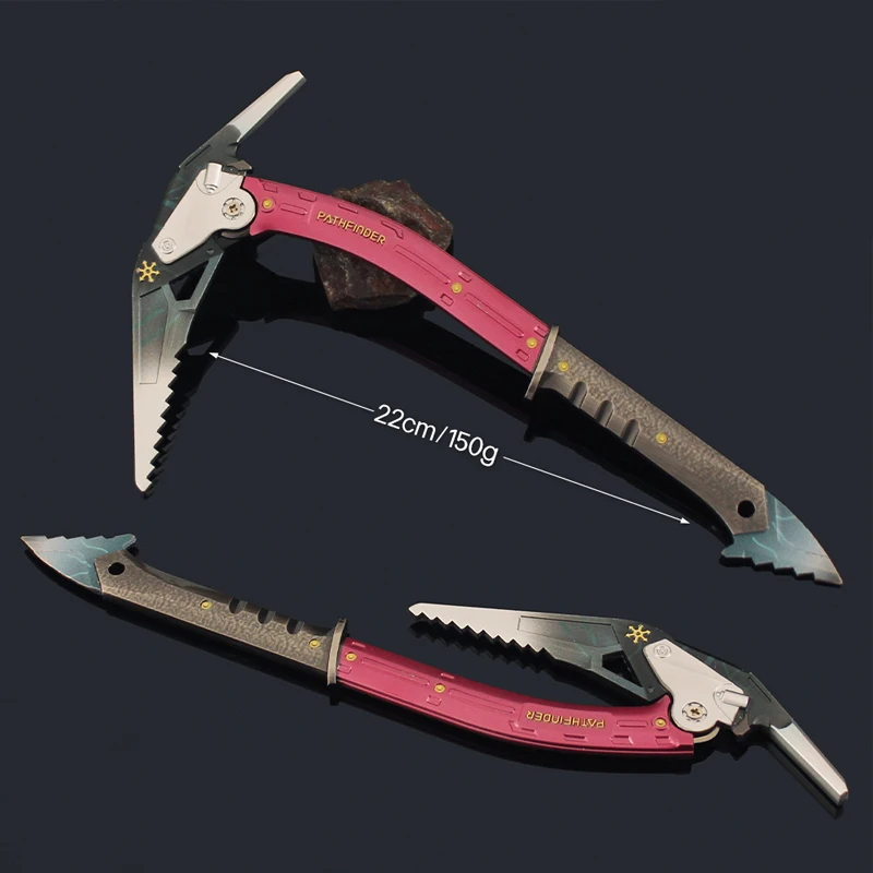 

Креативная мини-металлическая модель, зимний ледяной топор, складной серп, уличный портативный брелок EDC, инструмент (без лезвия)