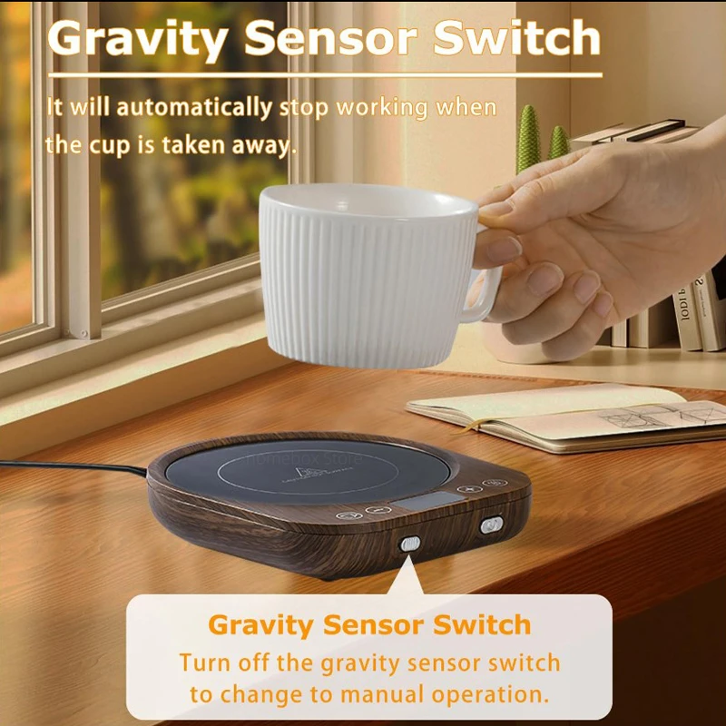 110V/220V Coffee Mug Warmer Cup Heater Hot Tea Makers Timing Heating Pad Warmer Coaster Electric Hot Plate Coffee Heater 36W