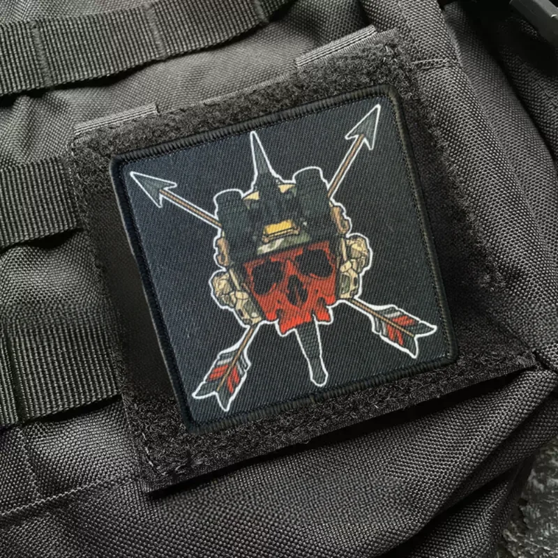 Tankman Reaper Skeleton Morale Badge Patch TSB Skull Tactical Armband Military Hook and Loop Backpack Hat Accessories Stickers