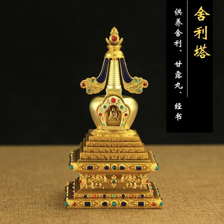 Nepal Tibetan supplies, Tantric ritual vessels, Ganlu pills, Bodhi Pagoda, large size