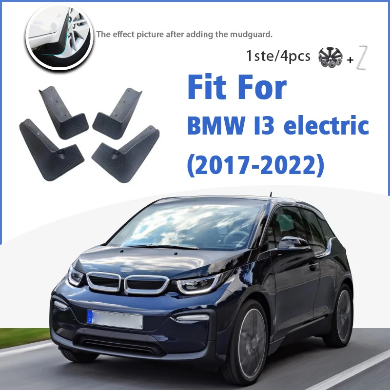 

Mud flaps For BMW I3 Electric 2017-2023 Front Rear 4pcs Mudflaps Mudguards Car Accessories Auto Styline Splash Guard Fender