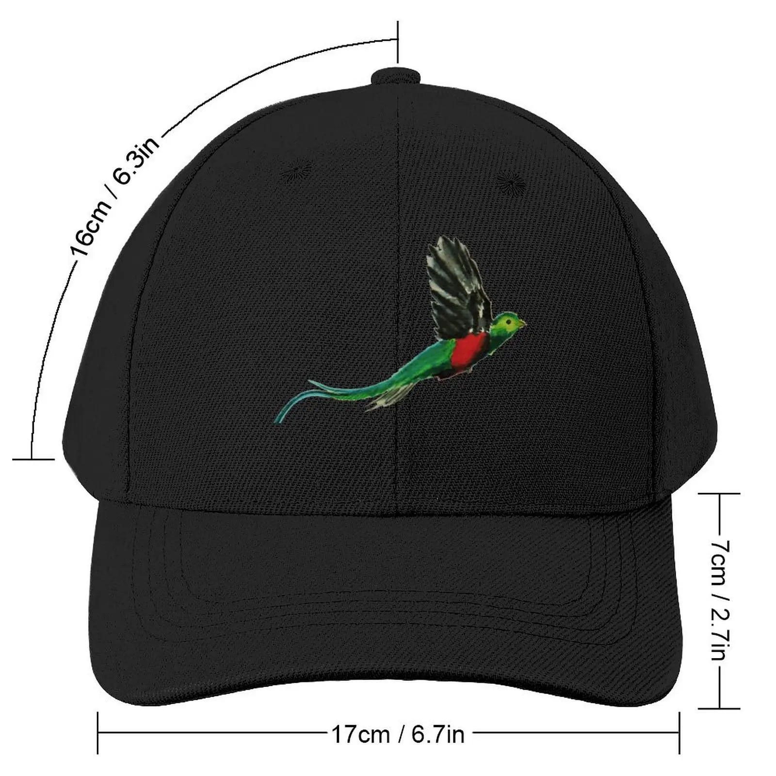 Costa Rica Quetzal Watercolor Baseball Cap foam party Hat Golf Hat Man Anime Hat Hip Hop Women's Beach Visor Men's