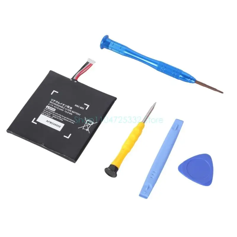Replacement 4310mAh Battery for NS 17 HAC-001 HAC-003 Game Console High Capacity Rechargeable Battery with Repair Tools