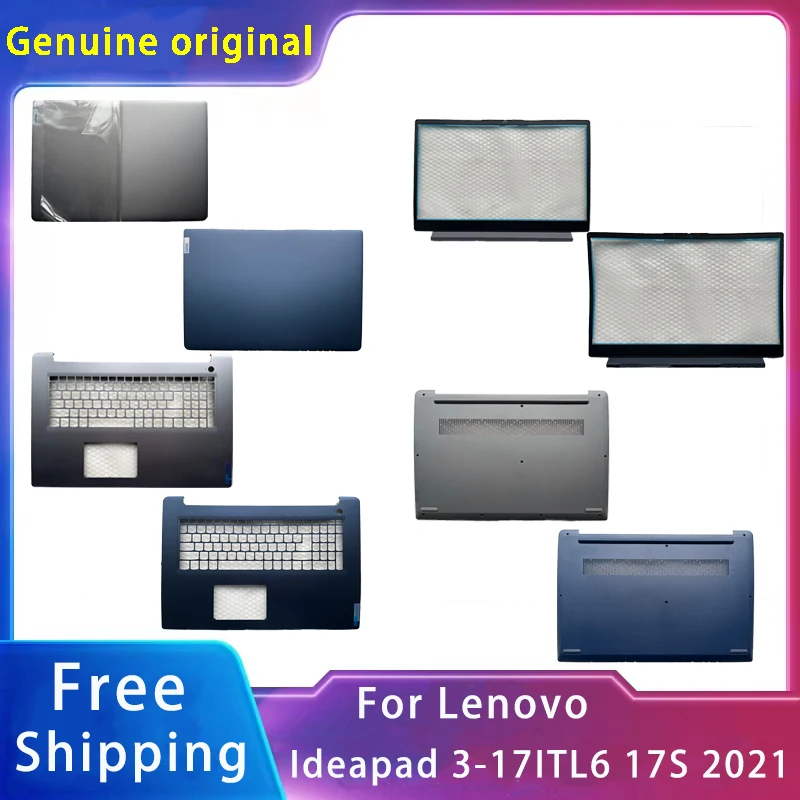 New For Lenovo Ideapad 3-17ITL6 / 17ADA6 / 17ALC6 2021;Replacemen Laptop Accessories Lcd Back Cover/Palmrest/Bottom With LOGO