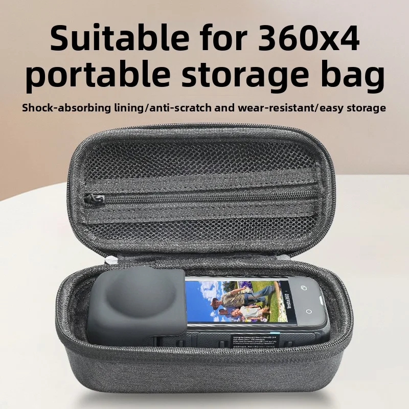 مناسبة لحقيبة التخزين Insta360X4/X5 EVA ملحقات مريحة للحماية من السقوط
